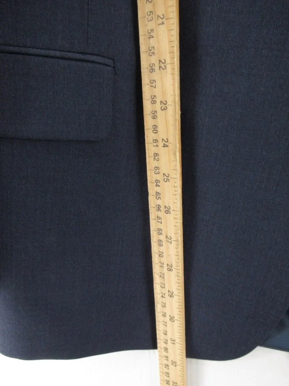 Hickey Freeman Suit 52 Navy Milburn II Wool Formal Luxury USA 46 NEW